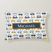 Auto's thema 3 gepersonaliseerd accent kussen (Voorkant)