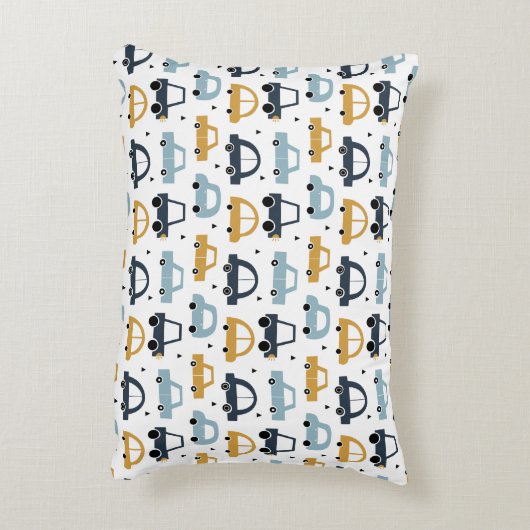 Auto's thema 3 gepersonaliseerd accent kussen (Achterkant (Verticaal))