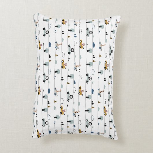 Auto's Thema 4 gepersonaliseerd Accent Kussen (Achterkant (Verticaal))