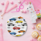 Auto's thema Feest Borden Papieren Bordje (Feest)