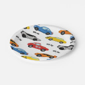 Auto's thema Feest Borden Papieren Bordje (Gekanteld)