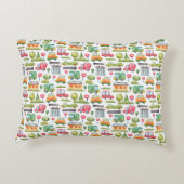 Auto's thema gepersonaliseerd accent kussen (Achterkant)