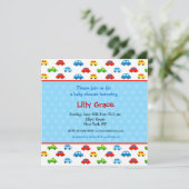 Auto's Truys Baby Shower-uitvindingen Kaart (Staand voorkant)
