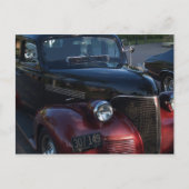 Auto's van gisteren briefkaart (Voorkant)