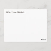 Auto's van Havana Briefkaart (Achterkant)