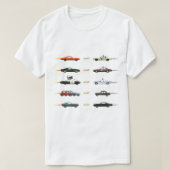 auto's versus t-shirt (Design voorkant)