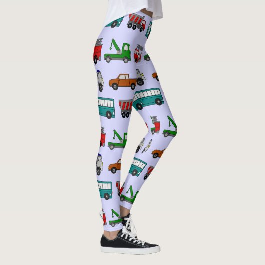 Auto's, vrachtwagens, bussen leggings (Rechts)