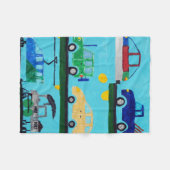 Auto's, vrachtwagens en treinen van William Fleece Deken (Voorkant (Horizontaal))