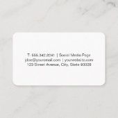 Auto's | Zeepbellen | Sproeiflessen Visitekaartje (Achterkant)