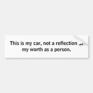 Auto's zijn niet alles. bumpersticker