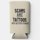 Auto's zijn Tattoos Seltzer Blikjeskoeler (Voorkant)