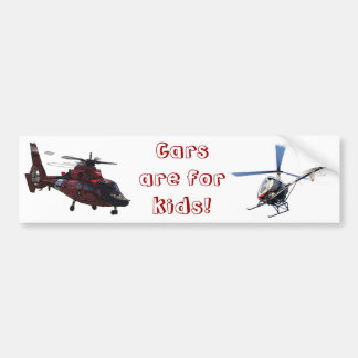 Auto's zijn voor kinderen! bumpersticker