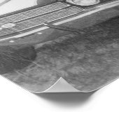 Auto's zwart auto poster (Hoek)