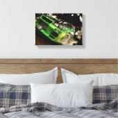 Autosalon Skyline R34 Canvas Afdruk (Insitu (Slaapkamer))