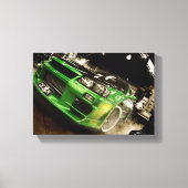 Autosalon Skyline R34 Canvas Afdruk (Voorkant)
