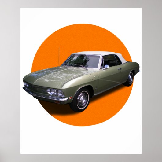 auto'sChevrolet Corvair Poster (Voorkant)