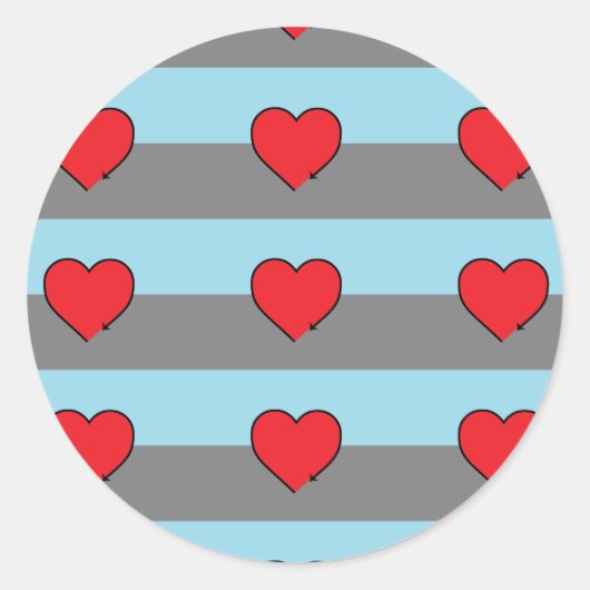 AUTOSEKSUEEL VLAGGENPATROON STICKER (Voorkant)