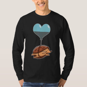 Autoseksuele egel Gendervloeiende Sexualiteit T-shirt