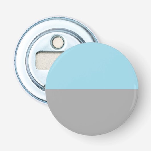 Autoseksuele Pride-vlag Button Flesopener (Voorkant)