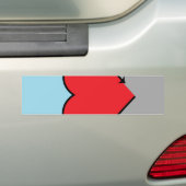 Autoseksuele Pride-vlag en symbool Bumpersticker (Op auto)