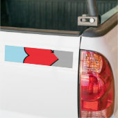 Autoseksuele Pride-vlag en symbool Bumpersticker (Op Truck)