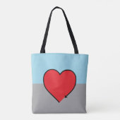 Autoseksuele Pride-vlag en symbool Tote Bag (Achterkant)