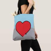 Autoseksuele Pride-vlag en symbool Tote Bag (Dichtbij)
