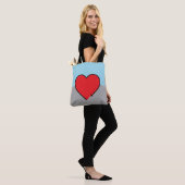 Autoseksuele Pride-vlag en symbool Tote Bag (Op model)