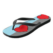 Autoseksuele trots teenslippers (Schuin)