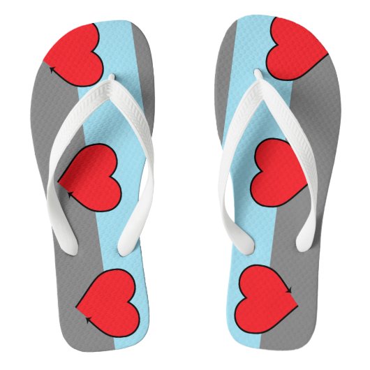 Autoseksuele trots teenslippers (Voetbed)