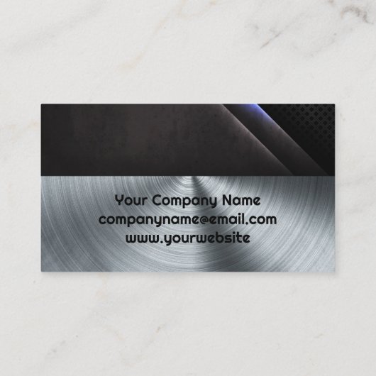 autoservice | kilometerteller Logo | Mechanisch Visitekaartje (Achterkant)