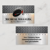 Autoservice | Ruitstaal | Odometer Visitekaartje (Voorkant / Achterkant)