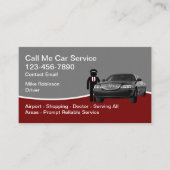 Autoservice Uber Driver Visitekaartjes (Voorkant)