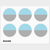 Autosexuele Pride Flag Ronde Sticker (Vel)