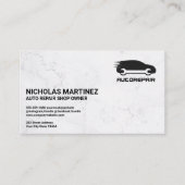 Autosleutel Autorepair Logo Afsprakenkaartje (Voorkant)