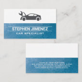 Autosleutel Logo | Mechanische auto reparatie Visitekaartje (Voorkant / Achterkant)