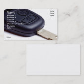 Autosleutel Visitekaartje (Voorkant / Achterkant)