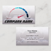 Autosnelheidsmeter reinheid visitekaartje (Voorkant / Achterkant)