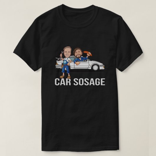 Autososage auto sos leeftijd 1e1 fs t-shirt (Design voorkant)