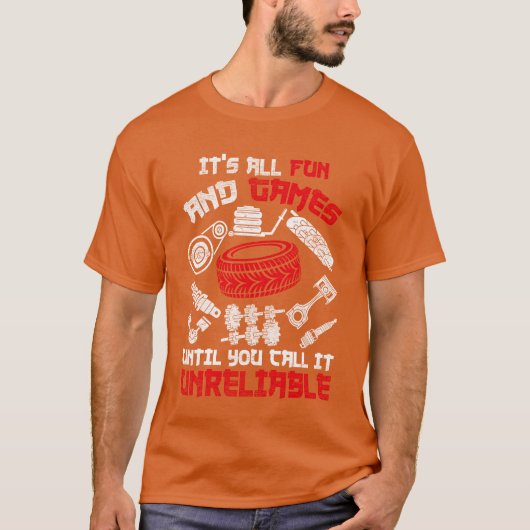 Autosport Caruning vrienden T-shirt (Voorkant)