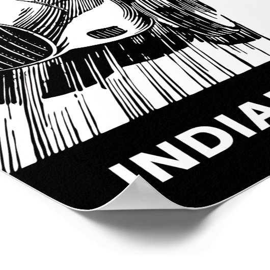 Autosport in de  Indianapolis Poster (Hoek)