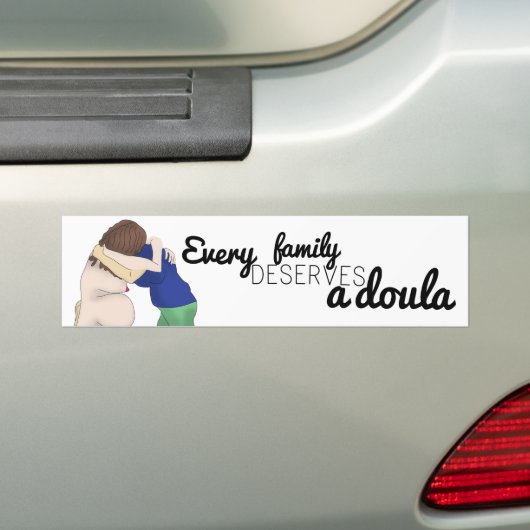 Autosticker - elk gezin verdient een doula bumpersticker