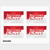 Autosticker Histoire Alsace - Elsàss Gschicht Rechthoekige Sticker (Vel)