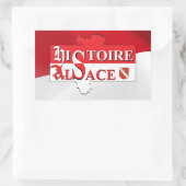 Autosticker Histoire Alsace - Elsàss Gschicht Rechthoekige Sticker (Tas)