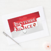 Autosticker Histoire Alsace - Elsàss Gschicht Rechthoekige Sticker (Envelop)