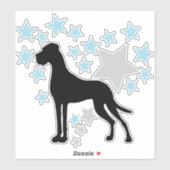 Autosticker Sterren Dog Argenta Sticker (Vel)