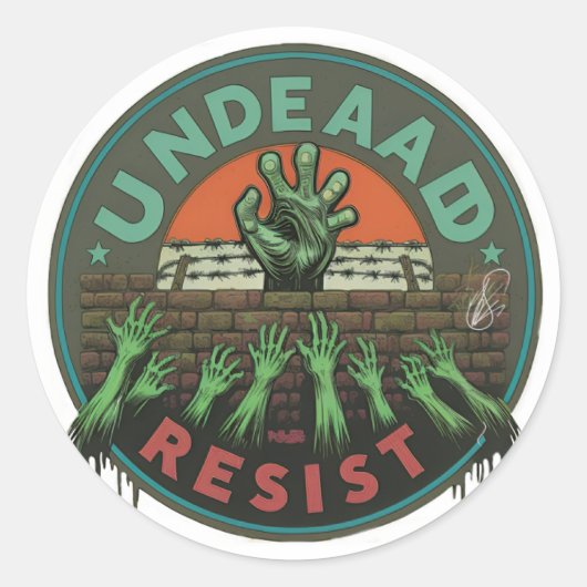 Autosticker UR Vintage Ronde Sticker (Voorkant)