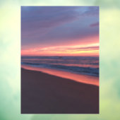 Autosticker voor het venster Roze en blauwe zon Raamsticker (Vel 3)