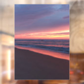 Autosticker voor het venster Roze en blauwe zon Raamsticker (Vel 2)