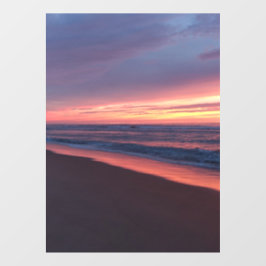 Autosticker voor het venster Roze en blauwe zon Raamsticker